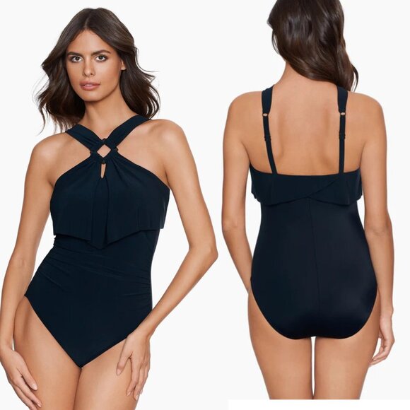 Magicsuit Other - New! Magicsuit Black Liza Square Cut Tummy Control One Piece Swimsuit 20568